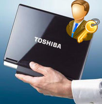 Toshiba Reset password