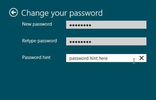 reset password windows 8