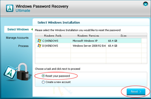 how to reset windows 8 password